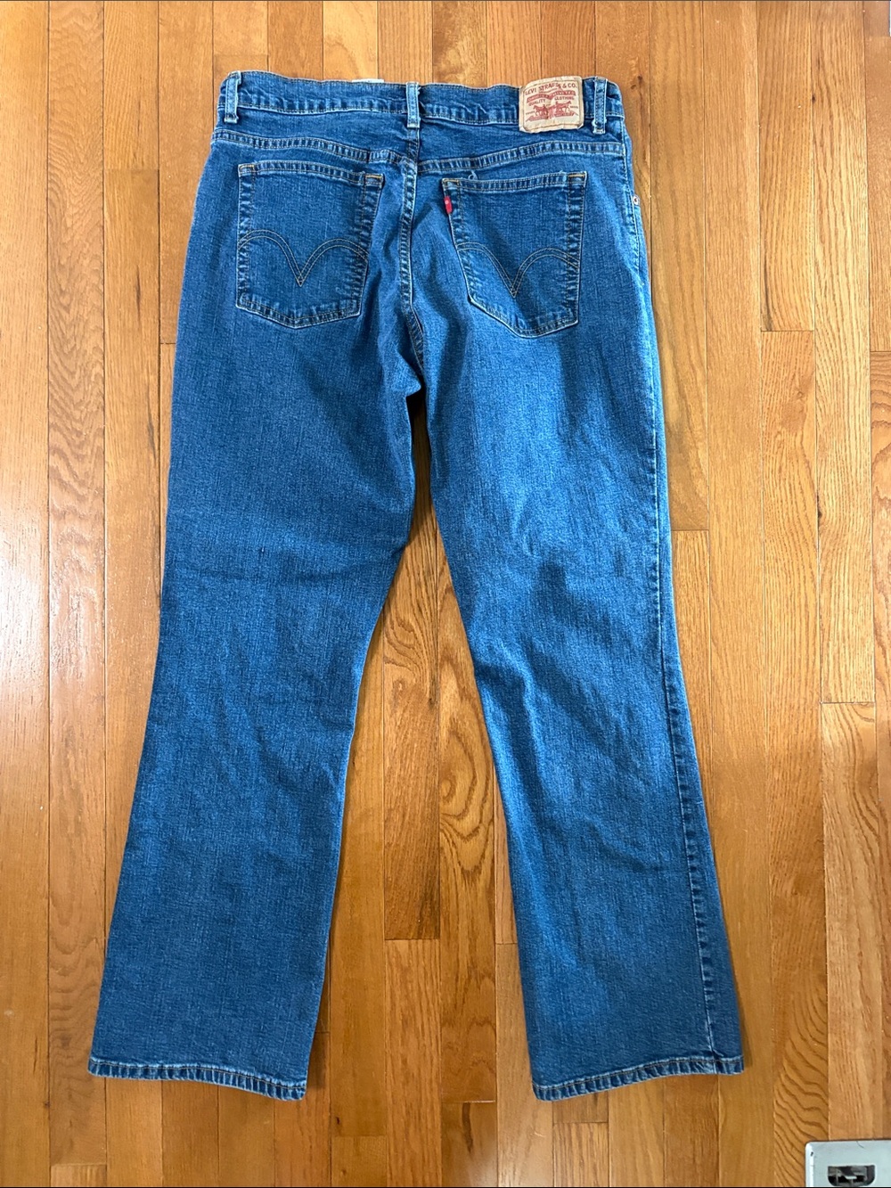 Levi's 550 Relaxed Fit Bootcut Jeans Size 14 M - Picture 6 of 8